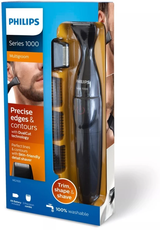Philips MULTIGROOM Series 1000 Niezwykle precyzyjny trymer do brody MG1100/16
