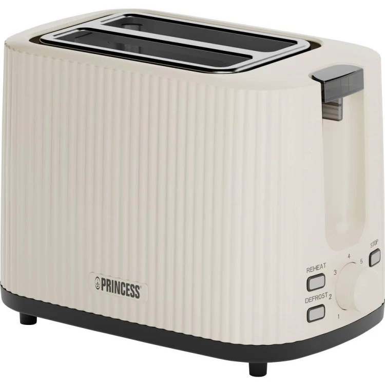 Princess Wave Toaster | 142337 | Power 930 W | Number of slots 2 | Housing material Plastic | Beige