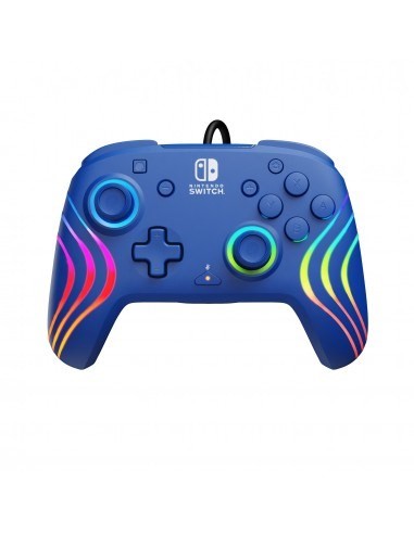 PDP Afterglow Wave Niebieski USB Gamepad Analogowa/Cyfrowa Nintendo Switch, Nintendo Switch OLED
