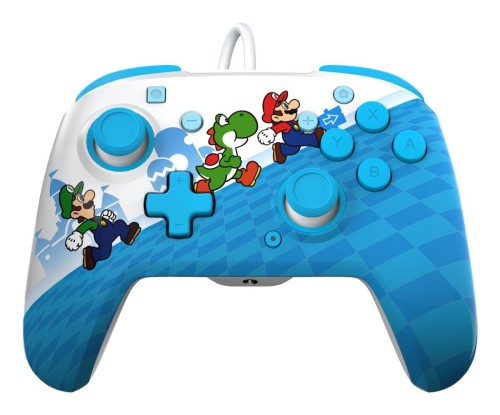 PDP Rematch: Mario Escape Wielobarwny USB Gamepad Analogowa/Cyfrowa Nintendo Switch, Nintendo Switch Lite, Nintendo Switch OLED