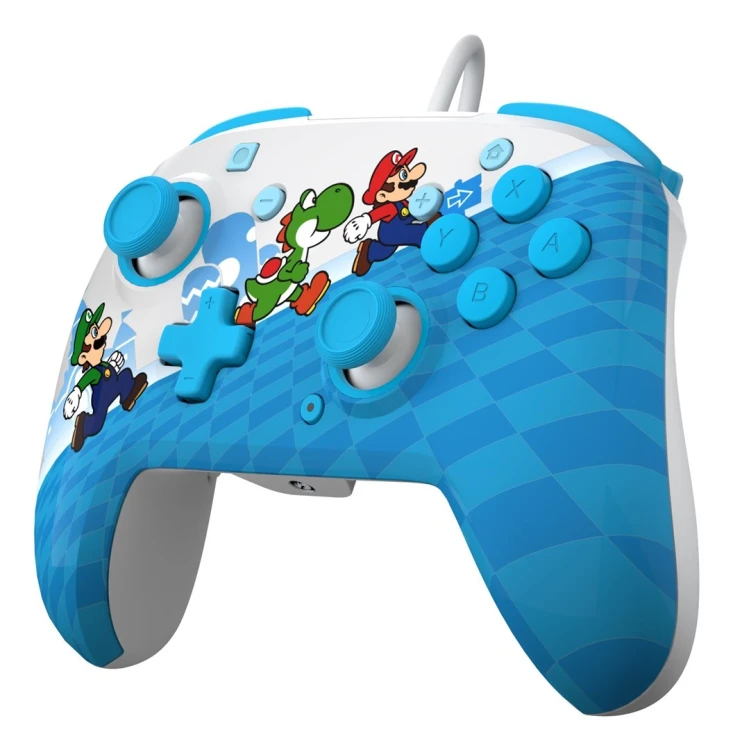 PDP Rematch: Mario Escape Wielobarwny USB Gamepad Analogowa/Cyfrowa Nintendo Switch, Nintendo Switch Lite, Nintendo Switch OLED