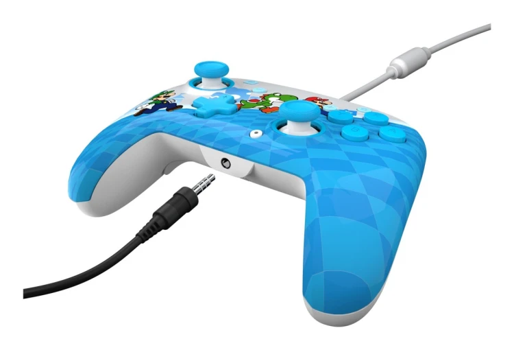 PDP Rematch: Mario Escape Wielobarwny USB Gamepad Analogowa/Cyfrowa Nintendo Switch, Nintendo Switch Lite, Nintendo Switch OLED