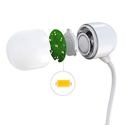 Terratec 324190 lampa stołowa LED D Biały