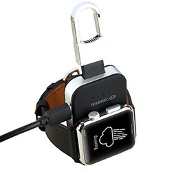 Terratec Charge AIR Key 950 mAh Bezprzewodowe ładowanie Czarny, Srebrny