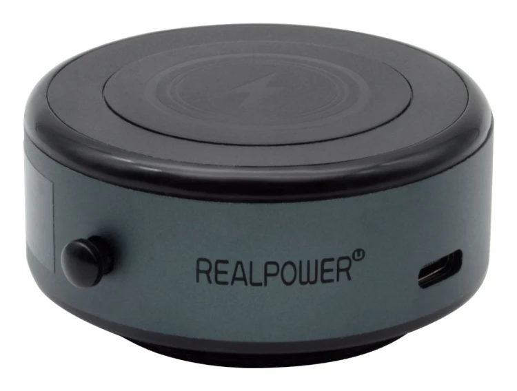 RealPower ChargeAir MAG Car Uchwyt pasywny Telefon komórkowy/Smartfon Czarny