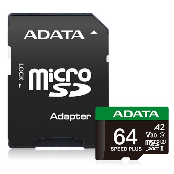 ADATA Speed Plus 64 GB MicroSDXC Klasa 10