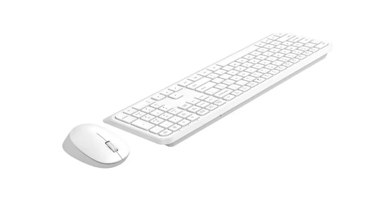 Philips 3000 series SPT6307W/00 klawiatura Dołączona myszka Uniwersalne RF Wireless QWERTY Angielski Biały