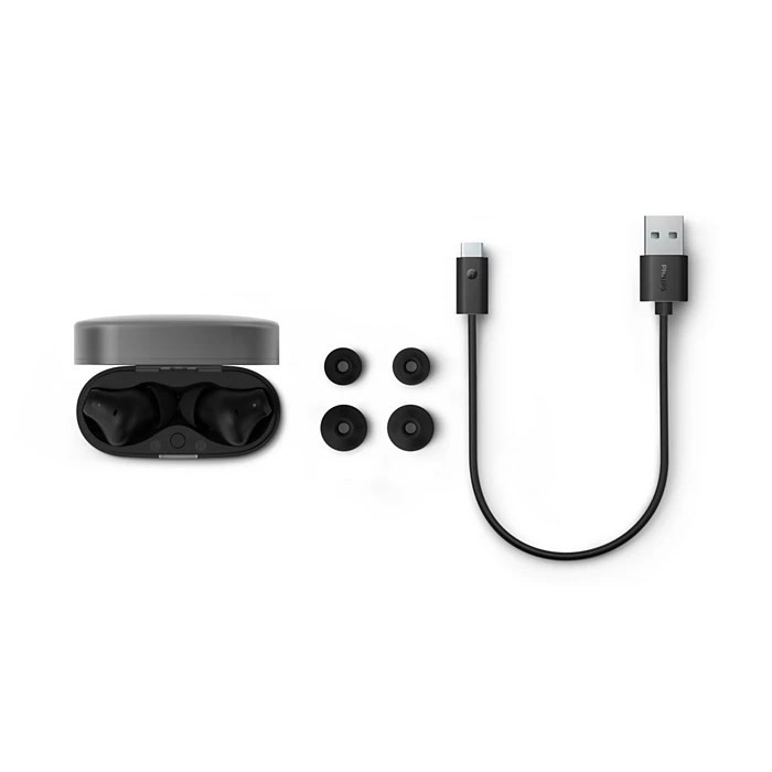 Philips 2000 series TAT2000BK/00 słuchawki/zestaw słuchawkowy Bezprzewodowy Douszny Połączenia/muzyka Bluetooth Czarny