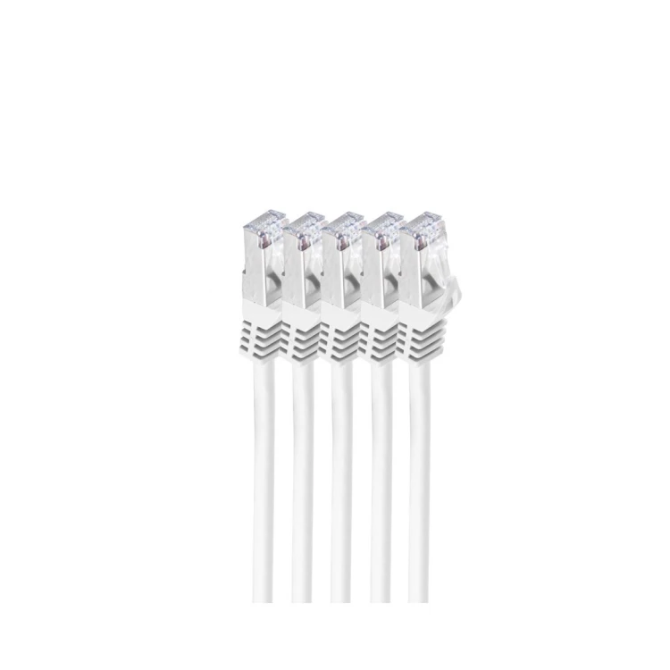 shiverpeaks BS75515-W-SET5 kabel sieciowy Biały 5 m Cat7 S/FTP (S-STP) Okrągły