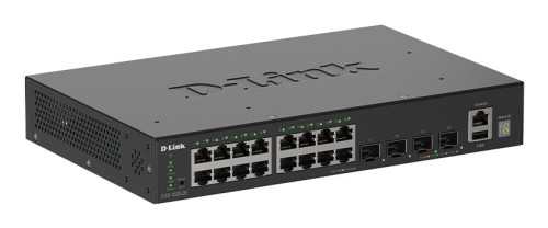 D-Link DGS-1530-20/E przełącznik sieciowy Zarządzany L2 Gigabit Ethernet (10/100/1000) Czarny