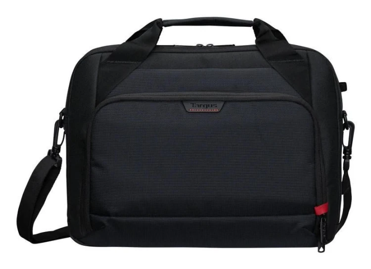 Targus EcoSmart 35,6 cm (14") Aktówka Czarny, Czerwony