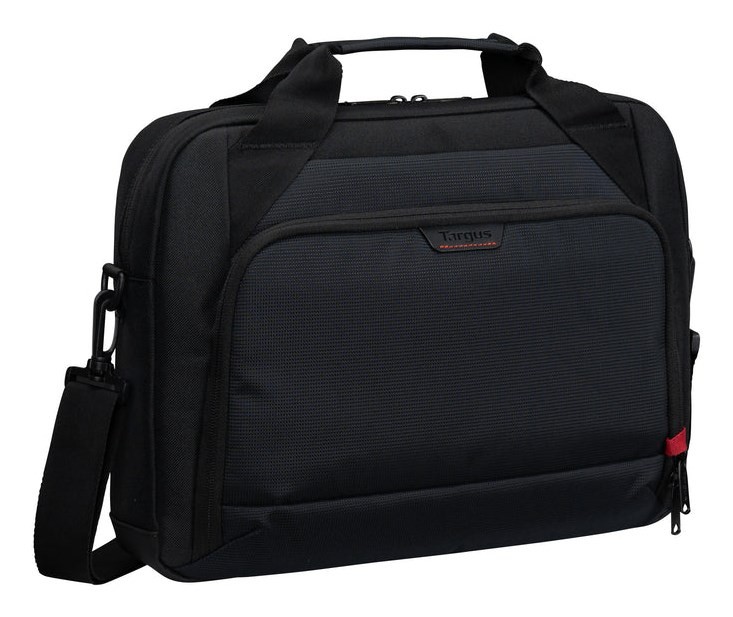 Targus EcoSmart 35,6 cm (14") Aktówka Czarny, Czerwony