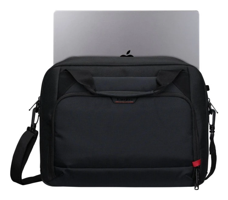 Targus EcoSmart 35,6 cm (14") Aktówka Czarny, Czerwony
