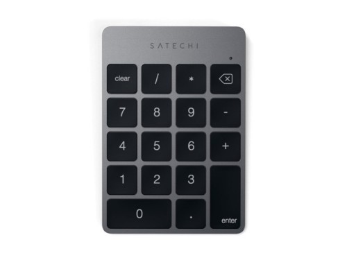 Satechi ST-KSALKPM klawiatura do urządzeń mobilnych Numeryczna Bluetooth Szary