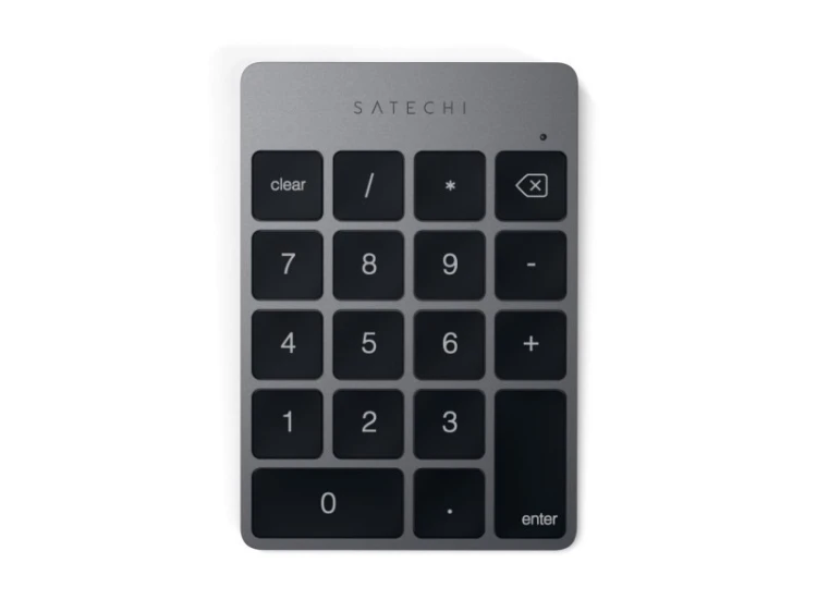 Satechi ST-KSALKPM klawiatura do urządzeń mobilnych Numeryczna Bluetooth Szary