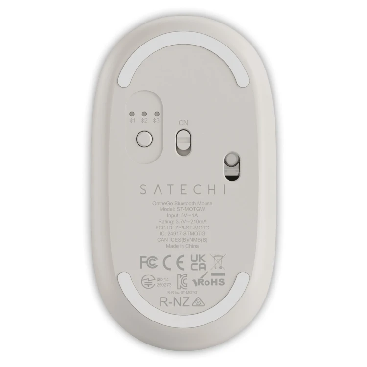 Satechi OntheGo myszka Podróżniczy Oburęczny Bluetooth 2400 DPI