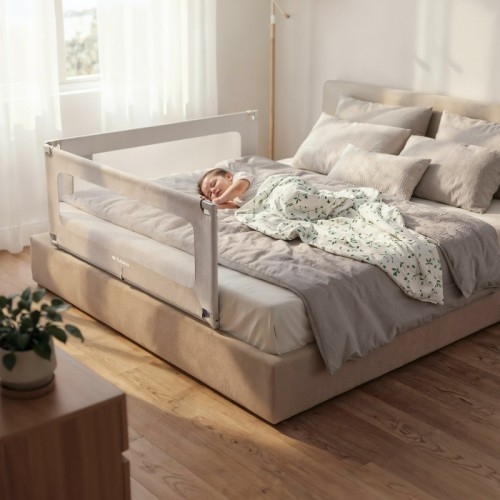 Barierka ochronna na łóżko Cover 40 White-Grey 200 cm