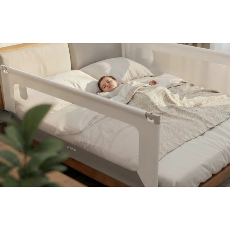 Barierka ochronna na łóżko Cover 40 White-Grey 200 cm
