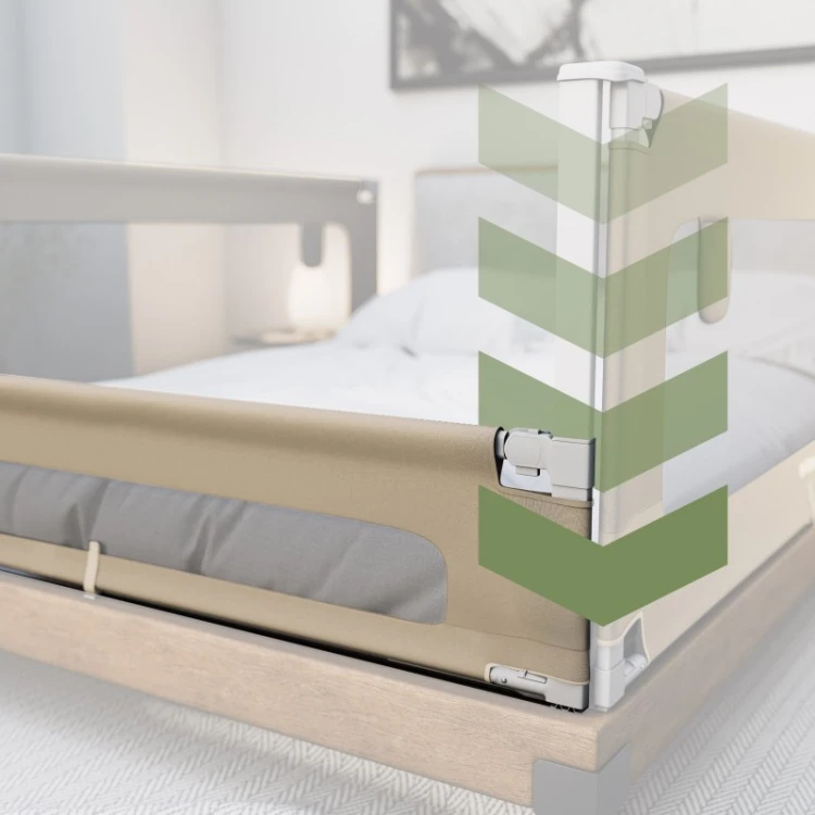 Barierka ochronna na łóżko 180cm Cover 48 Beige