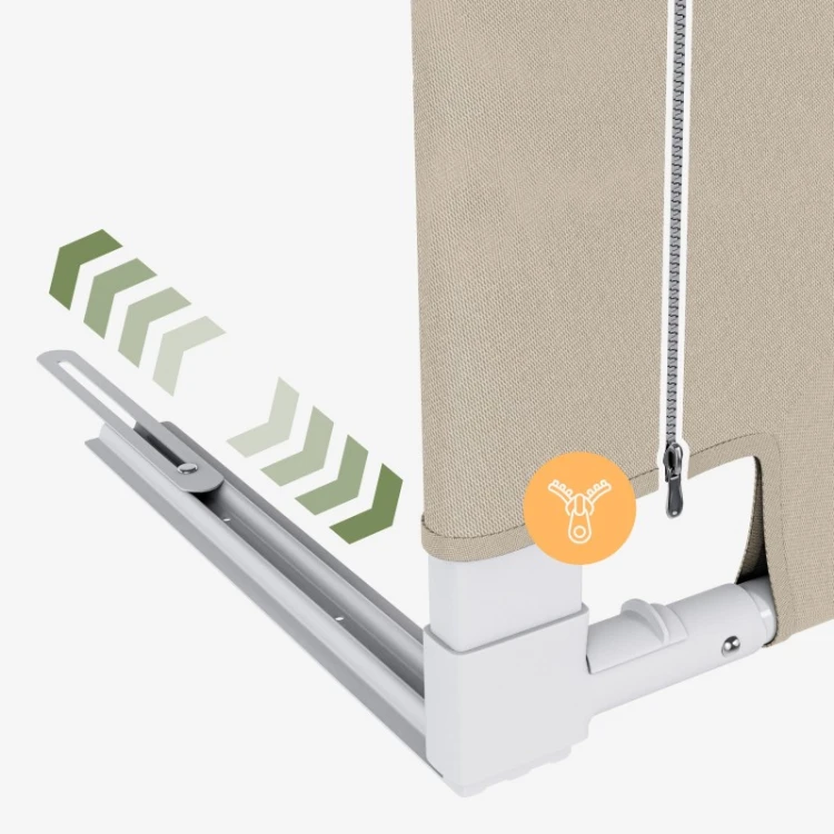 Barierka ochronna na łóżko 180cm Cover 48 Beige