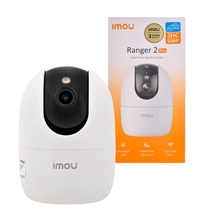 Imou Ranger 2 Pro Kopułowa Kamera bezpieczeństwa IP Wewnętrz i na wolnym powietrzu 2880 x 1620 px Biurko / Ściana