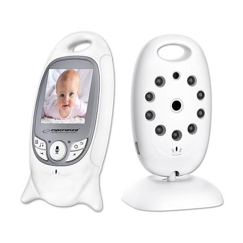Esperanza EHM001 Niania Elektroniczna LCD 2.0" Biały