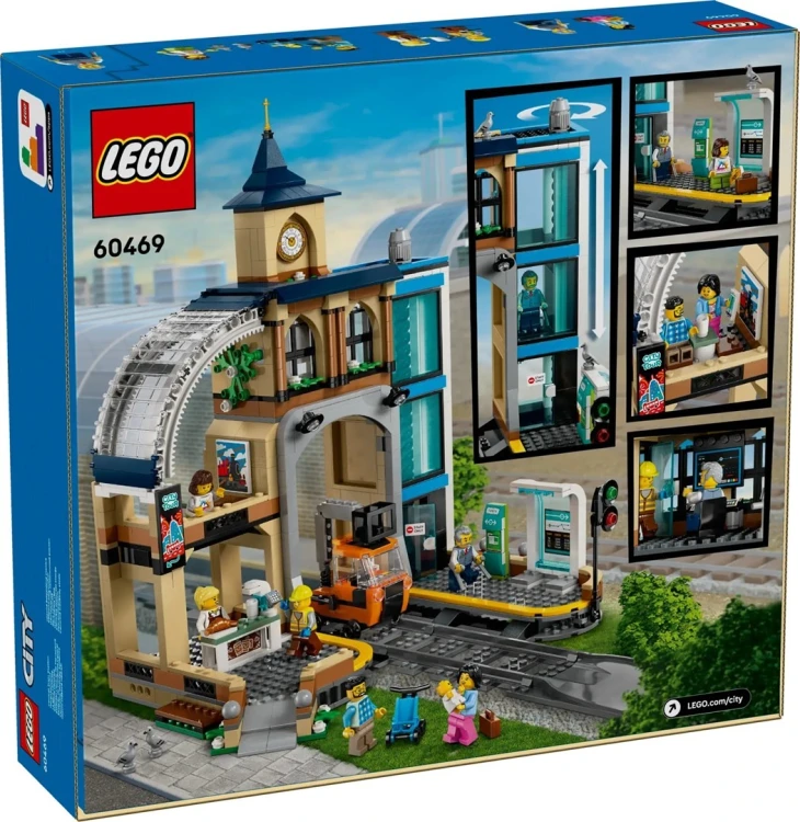 LEGO CITY 60469 Centralny dworzec kolejowy
