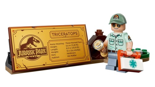 LEGO JURASSIC WORLD 77985 Szkielety dinozaurów: triceratops