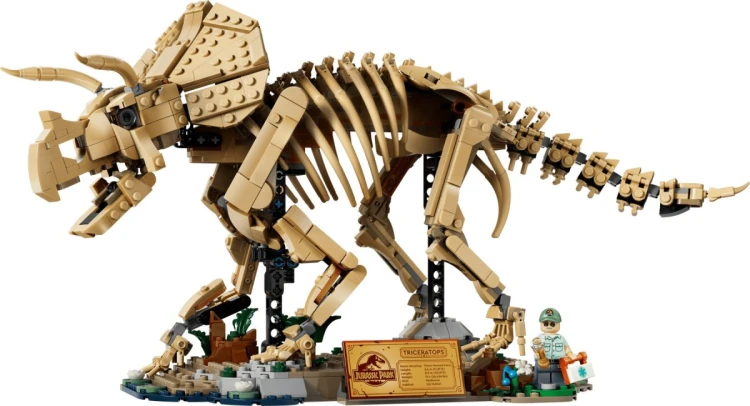 LEGO JURASSIC WORLD 77985 Szkielety dinozaurów: triceratops