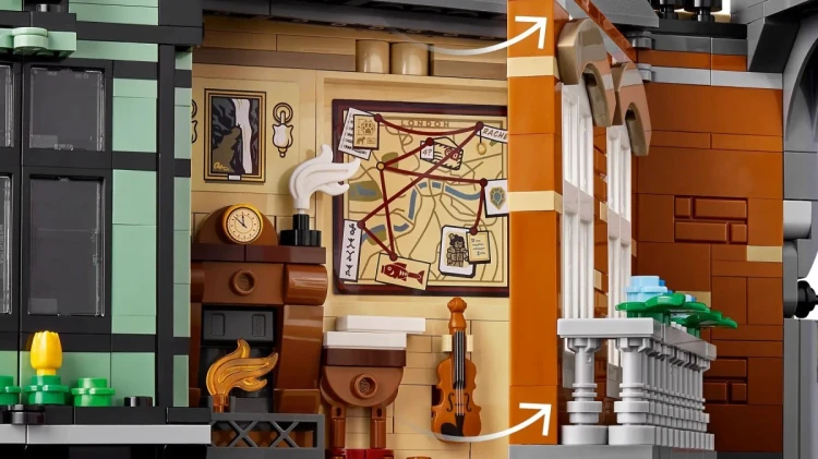 LEGO ICONS 10351 Sherlock Holmes: Book nook