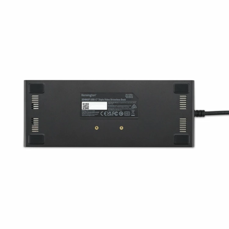 Kensington Potrójna stacja dokująca wideo bez sterowników SD4842P EQ USB-C 10 Gb/s z zasilaniem o mocy do 100W