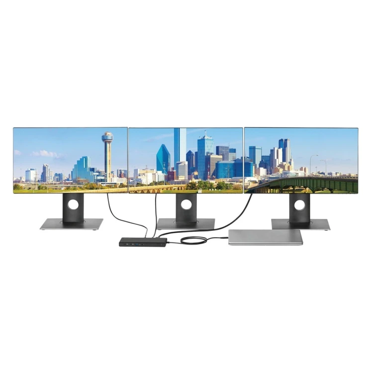 Kensington Potrójna stacja dokująca wideo bez sterowników SD4842P EQ USB-C 10 Gb/s z zasilaniem o mocy do 100W