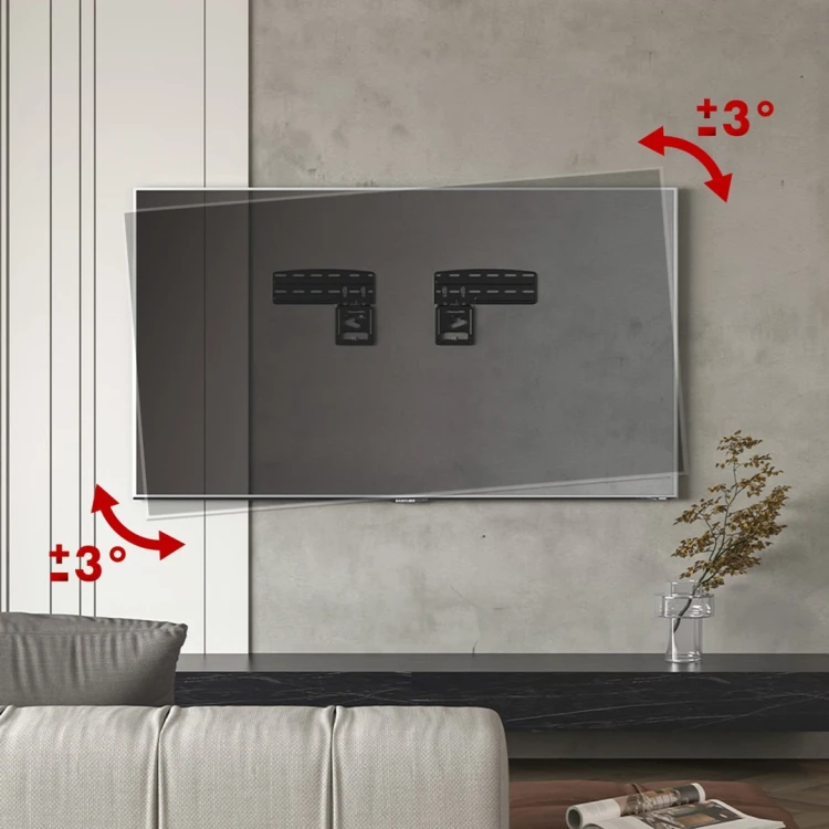 Uchwyt do TV Maclean, kompatybilny z telewizorami Samsung QLED, 43"-85", max. 60kg, MC-806 N