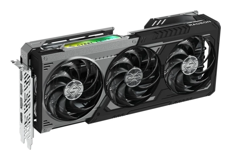 Karta graficzna ASRock RX9070GRE Steel Legend Dark 12GB OC