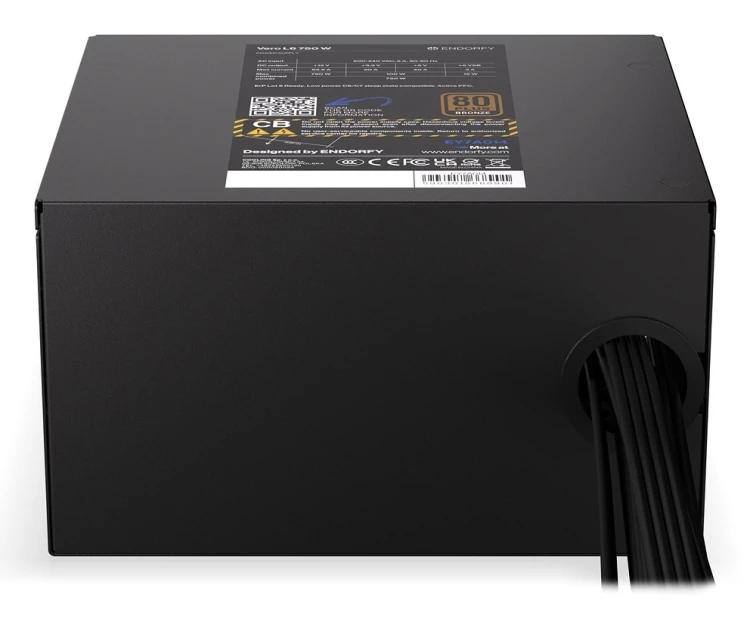 ENDORFY Vero L6 moduł zasilaczy 750 W 24-pin ATX ATX Czarny