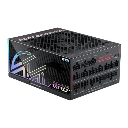 MSI MPG Ai1300TS PCIE5 moduł zasilaczy 1300 W 24-pin ATX ATX Czarny