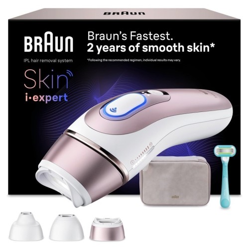 Depilator IPL Skin i·expert PL7321 Braun Biały, Różowe złoto