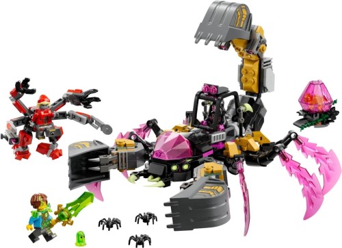 LEGO DREAMZZZ 71513 Koszmarna skorpionowa koparka