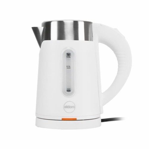 ELDOM CZAJNIK BEZPRZEWODOWY 185B TRIPO BIAŁY 1000W 0,8 L, BPA FREE, IZOLOWANY