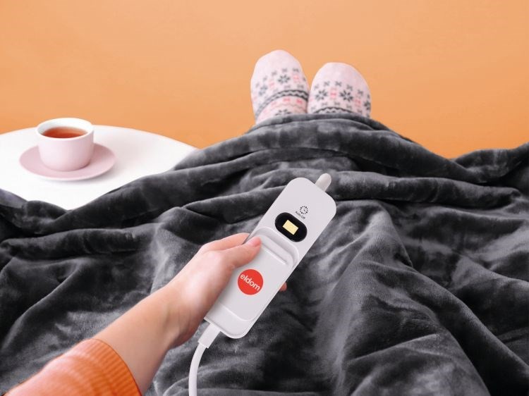 ELDOM KOC ELEKTRYCZNY KT200 KOZY 120W, PILOT PRZEWODOWY, TRZY POZIOMY PRACY, REGULACJA TEMP. SZYBKIE NAGRZEWANIE