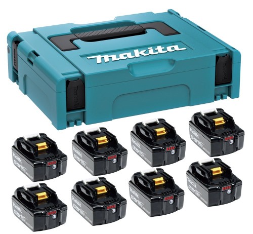 MAKITA AKUMULATOR 18V 6,0Ah LI BL1860B /8szt. ...