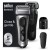 Braun Series 8 8567cc Golarka foliowa Przycinarka Czarny, Srebrny