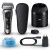Braun Series 8 8567cc Golarka foliowa Przycinarka Czarny, Srebrny