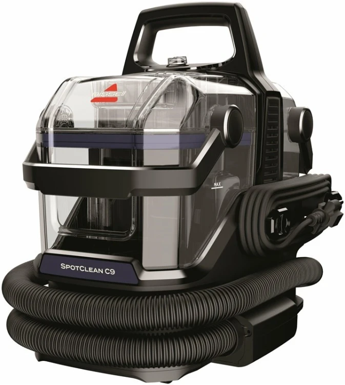 Bissell SpotClean C9 Select maszyna do czyszczenia dywanów Ręczny Głęboki Czarny, Przezroczysty