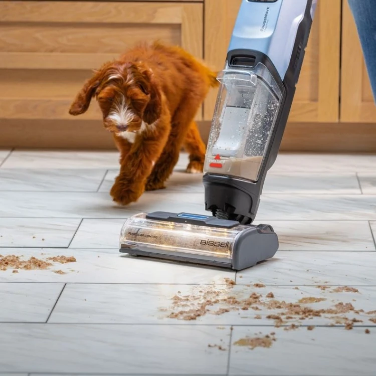 Bissell CrossWave EdgeFind Select Odkurzacz pionowy Prąd przemienny Suchy i Mokry Bez worka 340 W Czarny, Niebieski