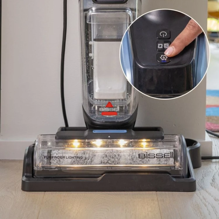 Bissell CrossWave EdgeFind Select Odkurzacz pionowy Prąd przemienny Suchy i Mokry Bez worka 340 W Czarny, Niebieski