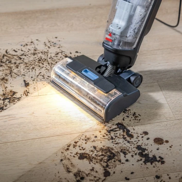 Bissell CrossWave EdgeFind Select Odkurzacz pionowy Prąd przemienny Suchy i Mokry Bez worka 340 W Czarny, Niebieski