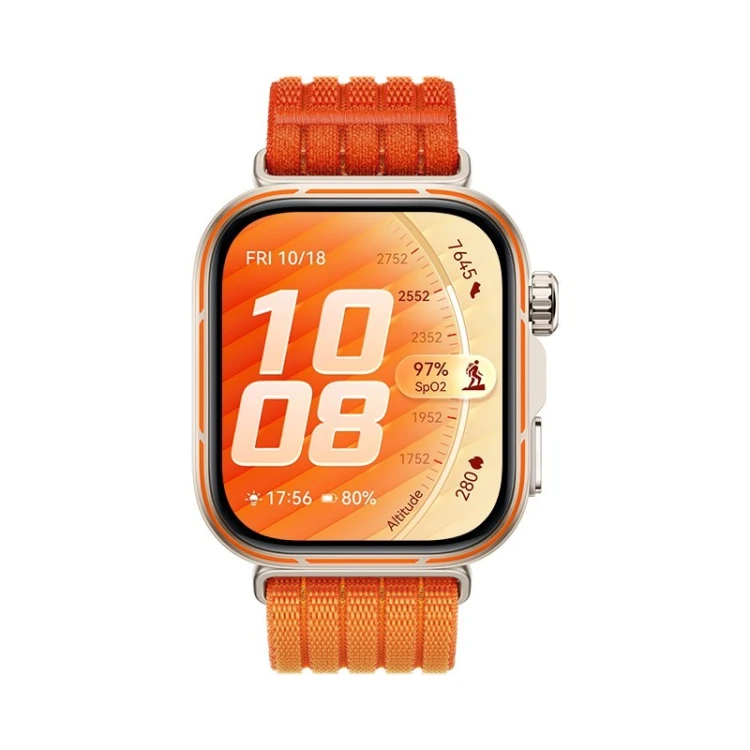 Huawei WATCH Fit 5 Pro 4,88 cm (1.92") AMOLED 44.5 mm Cyfrowy 480 x 408 px Ekran dotykowy Złoto GPS