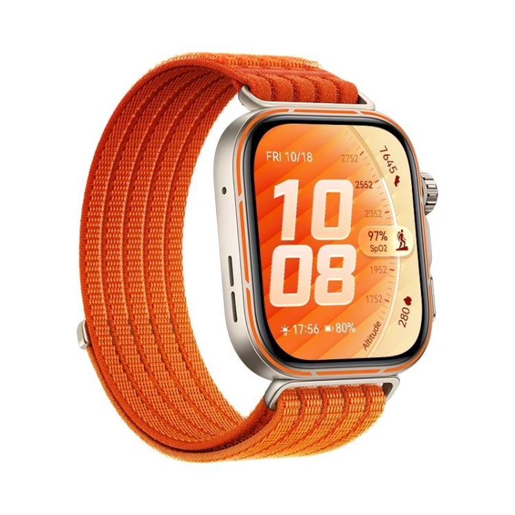 Huawei WATCH Fit 5 Pro 4,88 cm (1.92") AMOLED 44.5 mm Cyfrowy 480 x 408 px Ekran dotykowy Złoto GPS