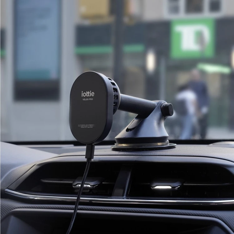 iOttie Velox Pro Uchwyt aktywny Telefon komórkowy/Smartfon Czarny, Złoto